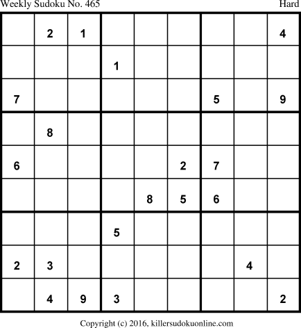 Killer Sudoku for 1/30/2017