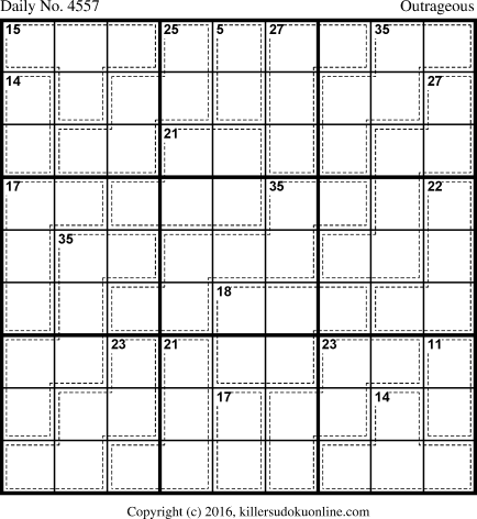 Killer Sudoku for 6/10/2018