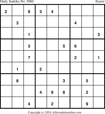 Killer Sudoku for 3/19/2024