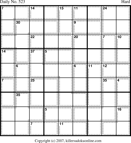killer sudoku 101 puzzles