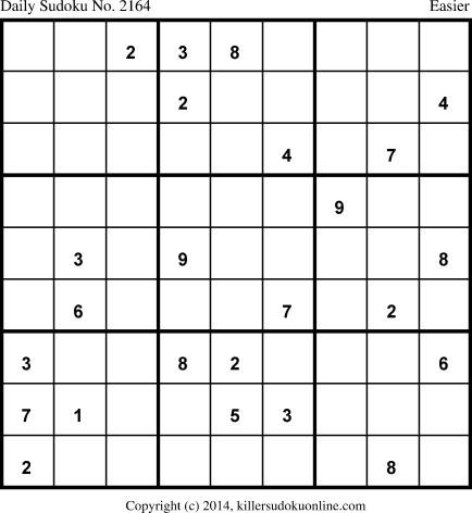 Killer Sudoku for 2/4/2014