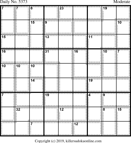 Killer Sudoku for 9/3/2020