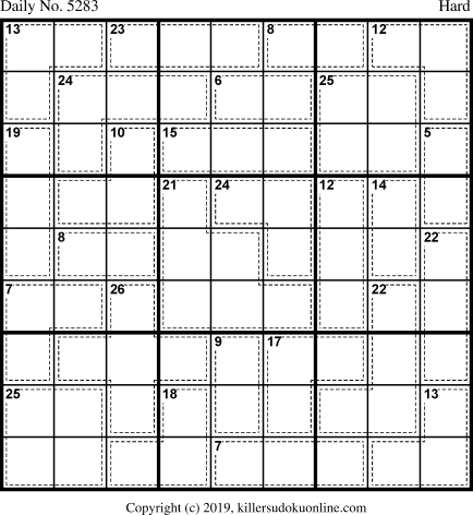 Killer Sudoku for 6/5/2020