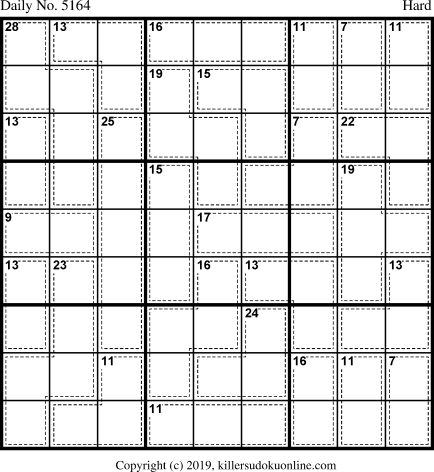 Killer Sudoku for 2/7/2020