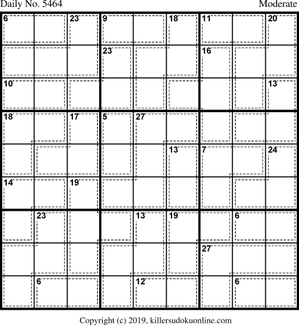 Killer Sudoku for 12/3/2020