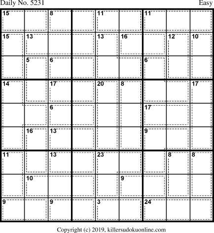 Killer Sudoku for 4/14/2020