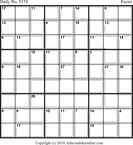 Killer Sudoku for 2/17/2020