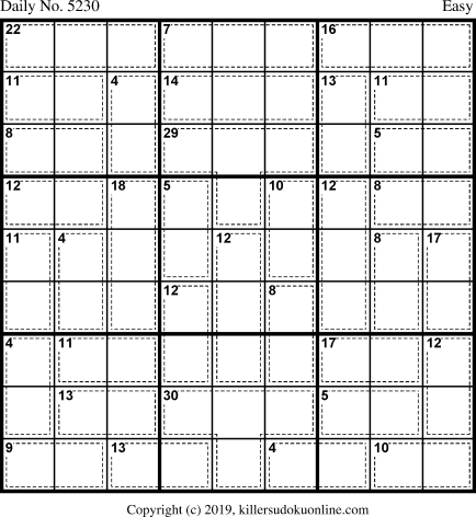 Killer Sudoku for 4/13/2020