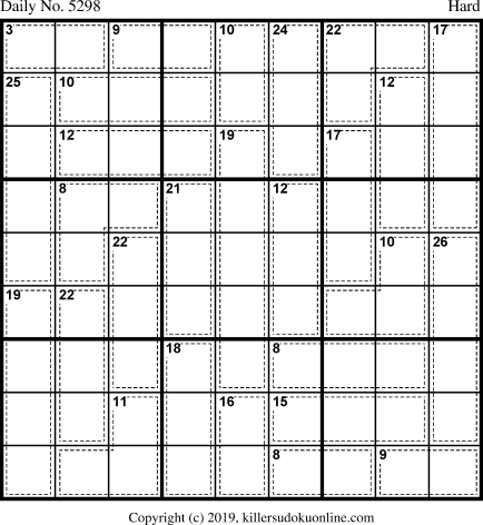 Killer Sudoku for 6/20/2020