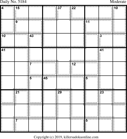 Killer Sudoku for 2/27/2020