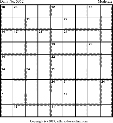 Killer Sudoku for 8/13/2020