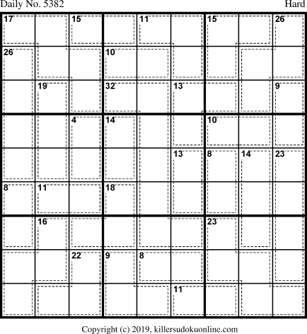 Killer Sudoku for 9/12/2020