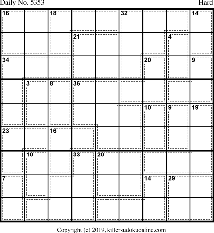 Killer Sudoku for 8/14/2020