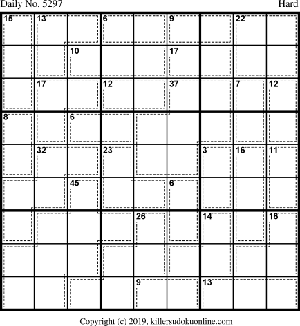 Killer Sudoku for 6/19/2020