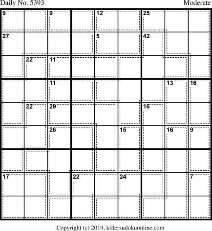 Killer Sudoku for 9/23/2020
