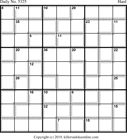 Killer Sudoku for 7/17/2020