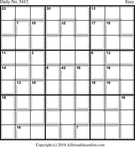 Killer Sudoku for 10/12/2020
