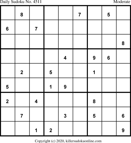 Killer Sudoku for 7/9/2020