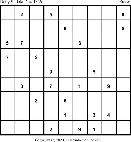 Killer Sudoku for 1/6/2020