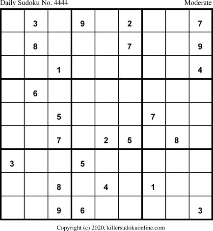 Killer Sudoku for 5/3/2020