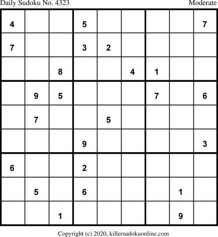 Killer Sudoku for 1/3/2020