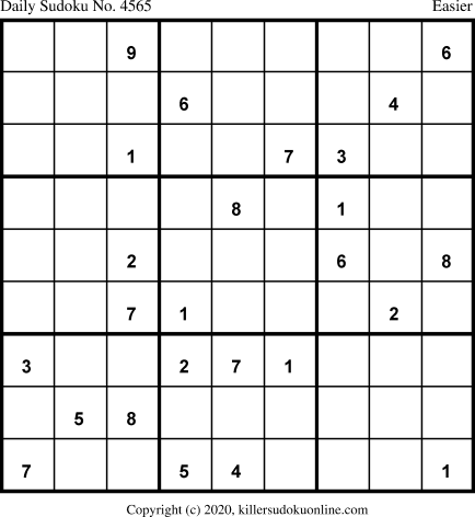 Killer Sudoku for 9/1/2020