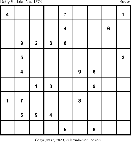Killer Sudoku for 9/9/2020