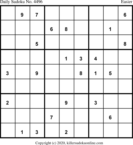 Killer Sudoku for 6/24/2020