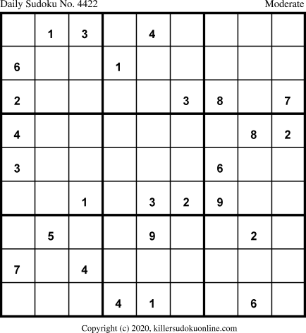 Killer Sudoku for 4/11/2020