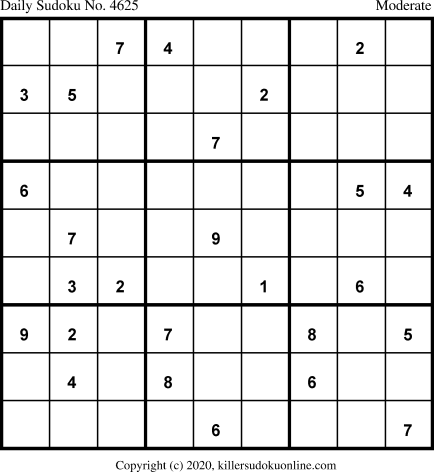 Killer Sudoku for 10/31/2020