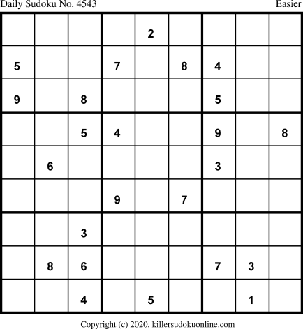 Killer Sudoku for 8/10/2020