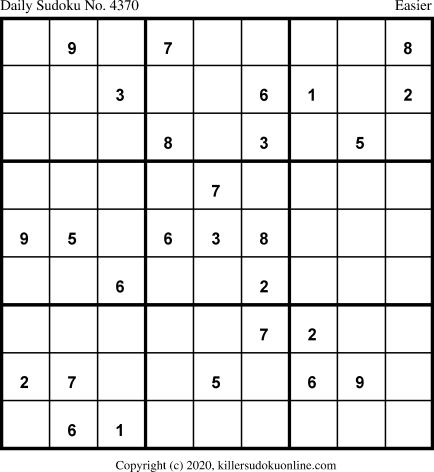 Killer Sudoku for 2/19/2020