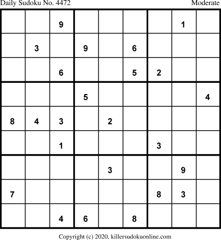 Killer Sudoku for 5/31/2020