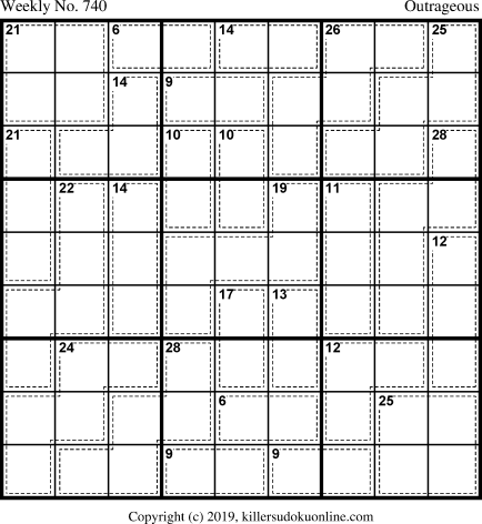Killer Sudoku for 3/9/2020