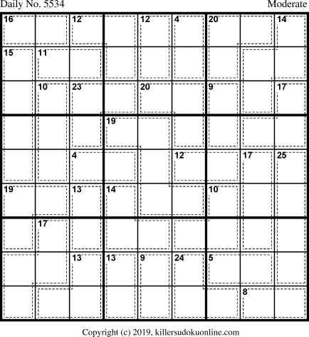Killer Sudoku for 2/11/2021