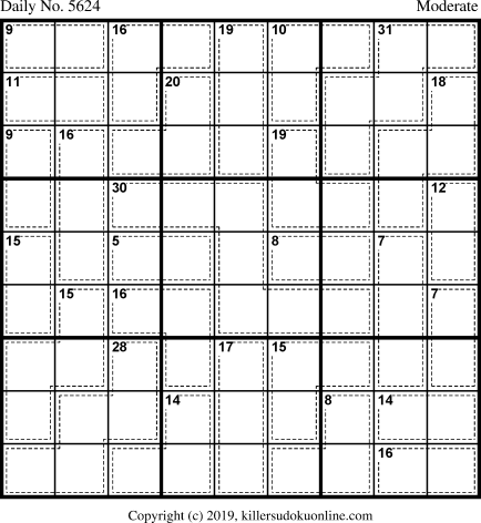 Killer Sudoku for 5/12/2021