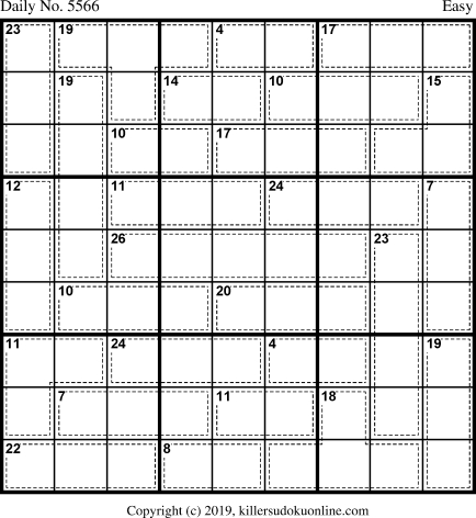 Killer Sudoku for 3/15/2021