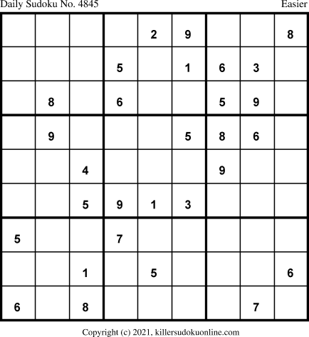 Killer Sudoku for 6/8/2021