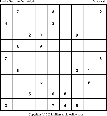 Killer Sudoku for 8/6/2021