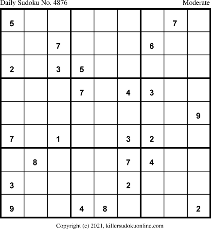Killer Sudoku for 7/9/2021