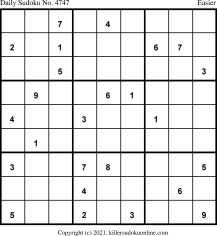 Killer Sudoku for 3/2/2021