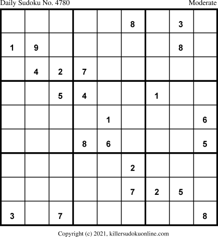 Killer Sudoku for 4/4/2021