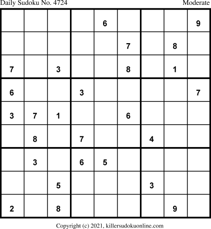 Killer Sudoku for 2/7/2021