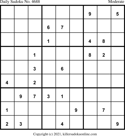 Killer Sudoku for 1/2/2021