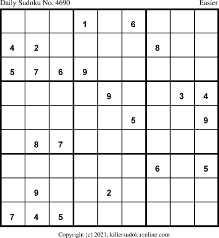 Killer Sudoku for 1/4/2021