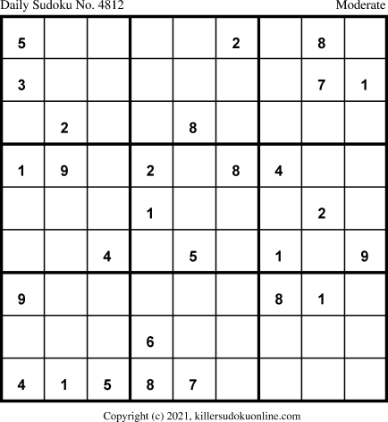Killer Sudoku for 5/6/2021