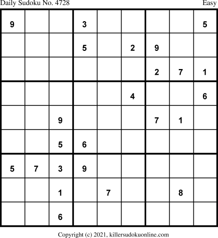 Killer Sudoku for 2/11/2021