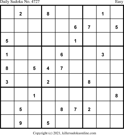 Killer Sudoku for 2/10/2021