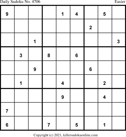Killer Sudoku for 1/20/2021