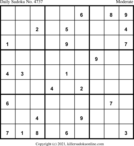 Killer Sudoku for 2/20/2021